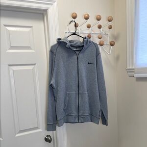 Nike Heather Gray Full-Zip Hoodie XL